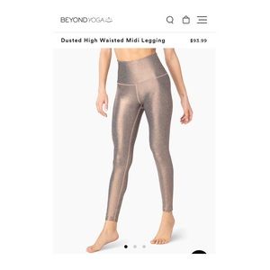 Beyond Yoga Dusted High-Waisted midi legging